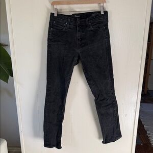 Men’s Madewell Slim Black Jeans W 30 x L 32 Slim Fit